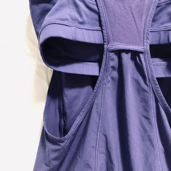 Lululemon Sport Purple Tank Top Size 4 Built In Bra - Picture 10 of 16